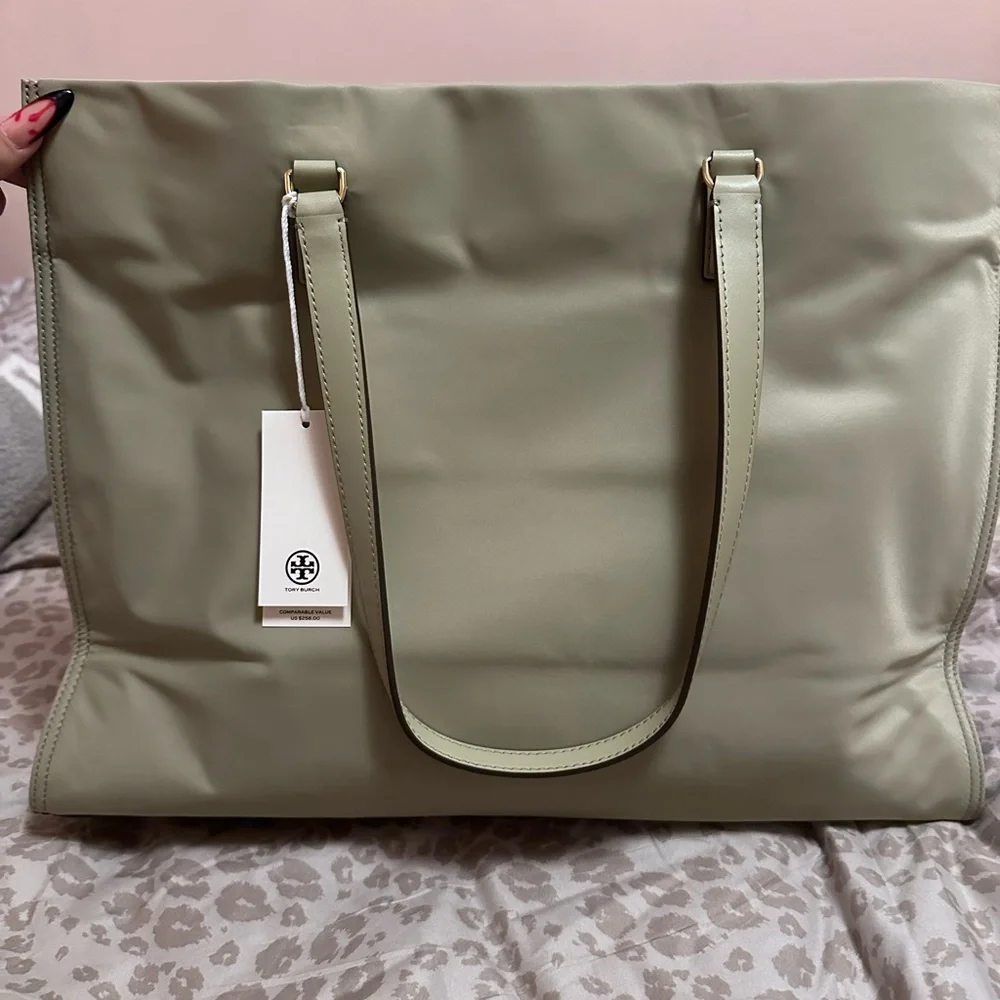 Tory Burch Mint Tote Bag - Picture 5 of 5